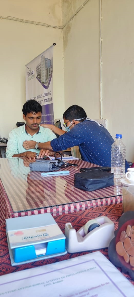 Health Camp At Utkal University